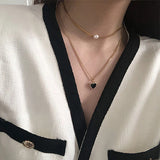 Black Onyx Pearl Necklace